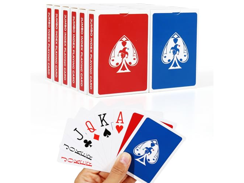 12 Pack Large Print Playing Cards for Seniors