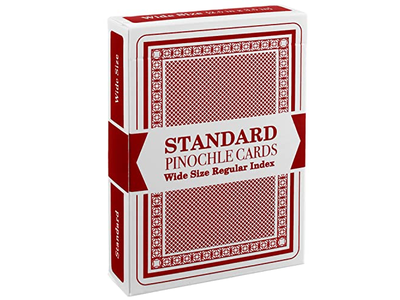 12 Red Decks of Pinochle Playing Cards by Brybelly