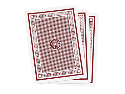 12 Red Decks of Pinochle Playing Cards by Brybelly