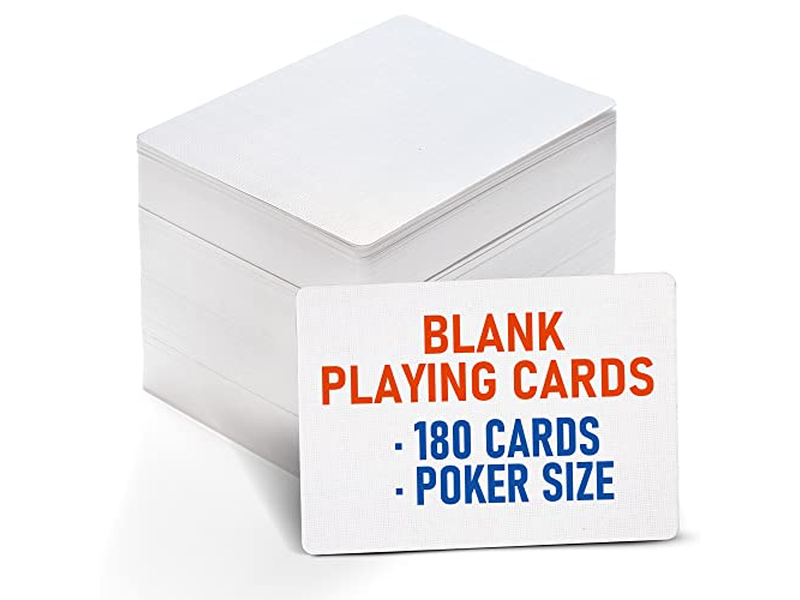 180PCS White Blank Index Flash Cards to Write on