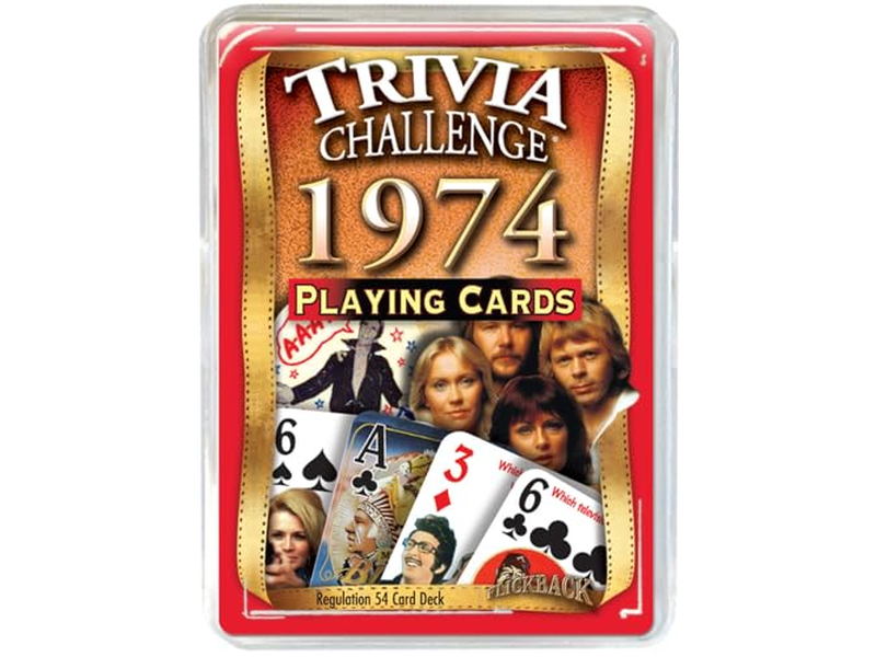 1974 Trivia Playing Cards