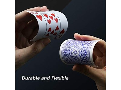 2 Decks Waterproof Plastic Poker Cards for Texas Holdem Poker Go Fish