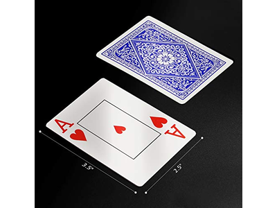 2 Decks Waterproof Plastic Poker Cards for Texas Holdem Poker Go Fish