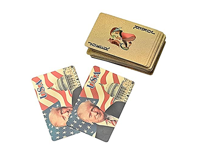 24K Gold-Plated Waterproof Poker Cards