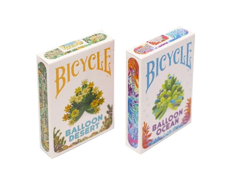 Balloon Ocean and Desert Bicycle Playing Cards