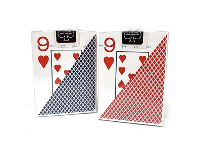 Bee 2 Decks Jumbo Playing Cards Red Blue Deck Casino Quality