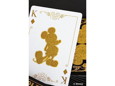 Bicycle Disney Mickey Mouse Inspired Black and Gold Playing Cards