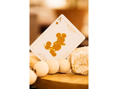 Bicycle Disney Mickey Mouse Inspired Black and Gold Playing Cards