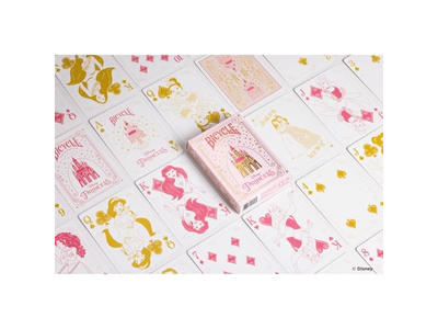 Bicycle Disney Princess Pink Playing Card