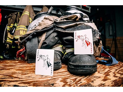 Bicycle Firefighters Playing Cards