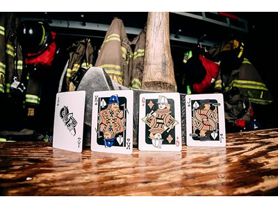 Bicycle Firefighters Playing Cards