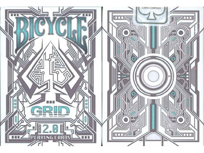 Bicycle Grid 2 Blue Playing Cards Poker Deck