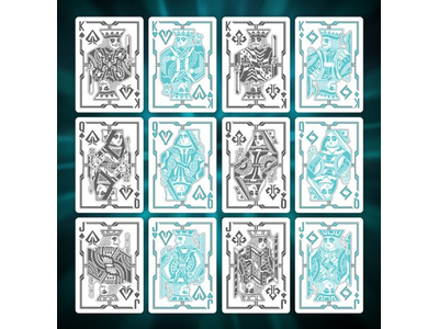 Bicycle Grid 2 Blue Playing Cards Poker Deck