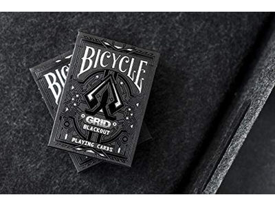 Bicycle Grid Blackout Playing Cards