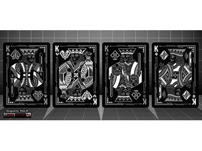 Bicycle Grid Blackout Playing Cards