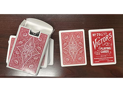 Bicycle Playing Cards 6 Decks Victors Back