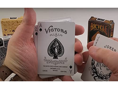 Bicycle Playing Cards 6 Decks Victors Back