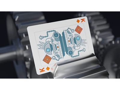 Bicycle Robot Playing Cards