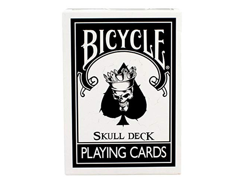 Bicycle Skull Deck Playing Cards with 4 Bonus Magic Cards