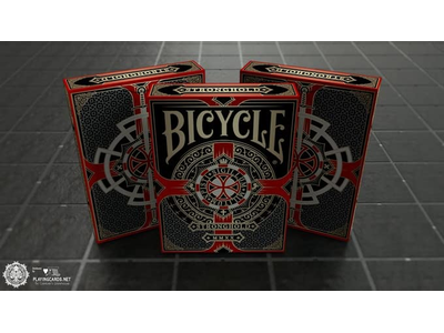 Bicycle Stronghold Crimson Playing Cards