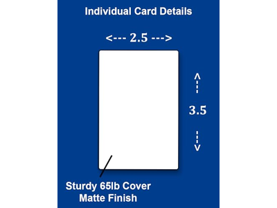 Blank Playing Cards for Inkjet