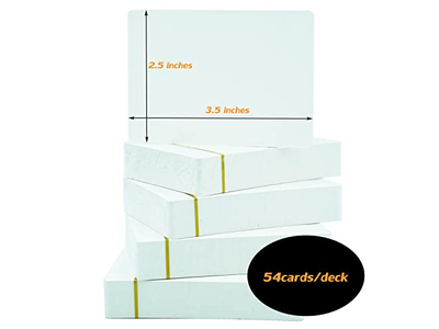 Blank Playing Cards to Write on