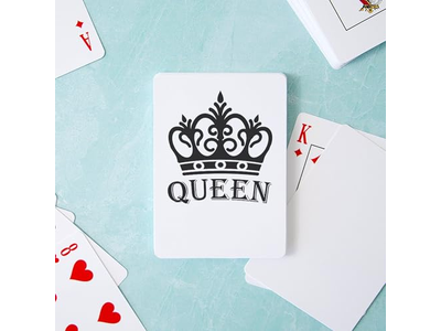 CafePress King and Queen Couple Standard Size Playing Cards