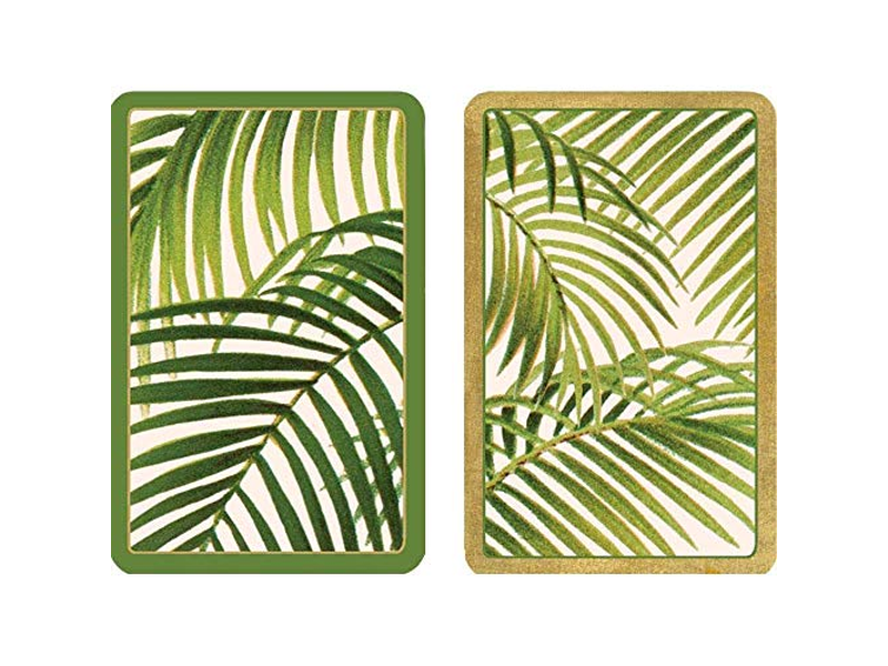 Caspari Palms Large Type Playing Cards