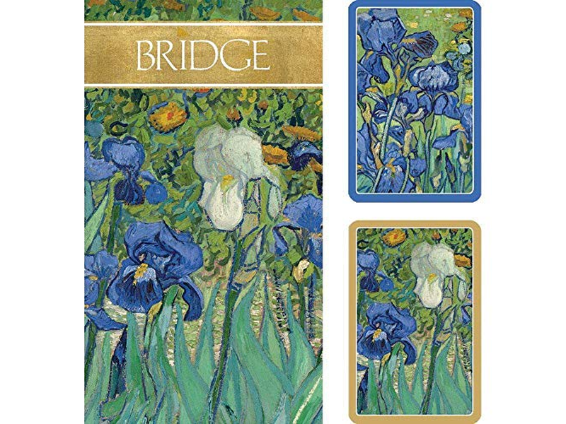 Caspari Van Gogh Irises Large Type Bridge Gift Set