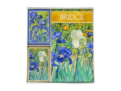 Caspari Van Gogh Irises Large Type Bridge Gift Set