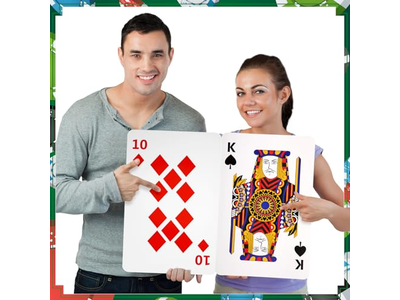 Cholemy 2 Pack Jumbo Playing Cards