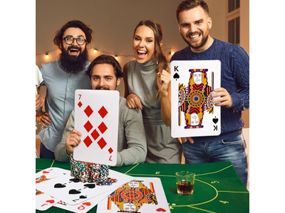Cholemy 2 Pack Jumbo Playing Cards