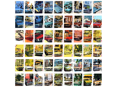 Classic Cars Playing Cards