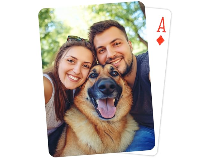 Custom Playing Cards Personalized with Photo Text