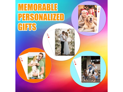 Custom Playing Cards Personalized with Photo Text