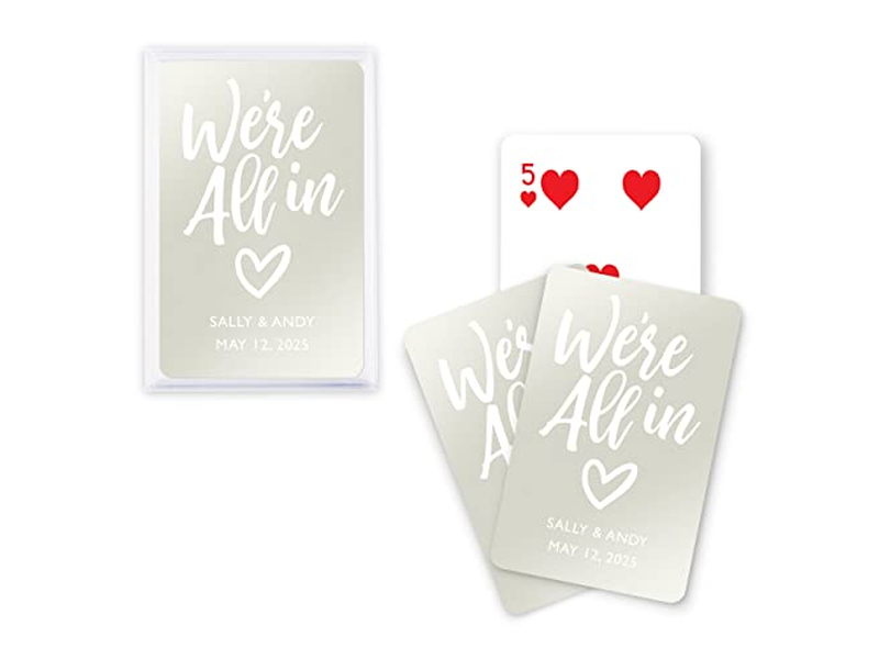 Customizable Metallic Printed Playing Cards