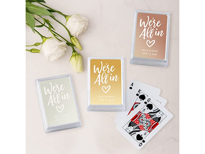 Customizable Metallic Printed Playing Cards