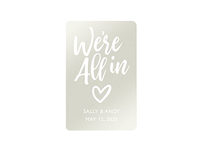 Customizable Metallic Printed Playing Cards