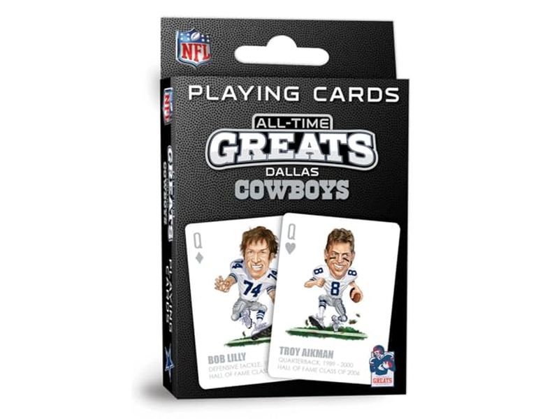 Dallas Cowboys All Time Greats Playing Cards