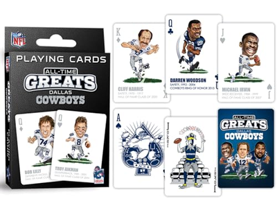 Dallas Cowboys All Time Greats Playing Cards