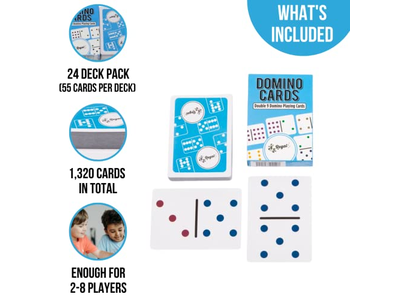 Double 9 Domino Playing Cards