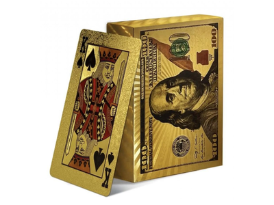 Durable and Waterproof Gold Diamond Playing Cards