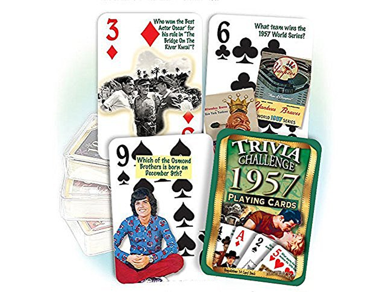 Flickback 1957 Trivia Playing Cards