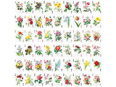 Flowers Roses Playing Cards