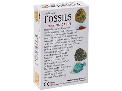 Fossils Set of 52 Playing Cards