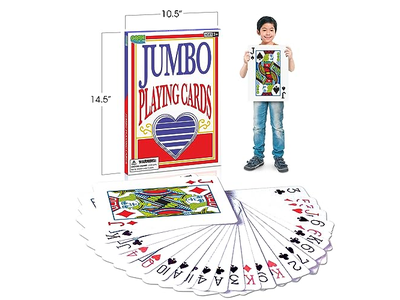 Gamie Giant Poker Jumbo Playing Cards