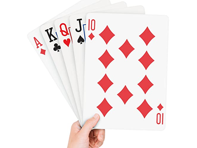 Gamie Giant Poker Jumbo Playing Cards