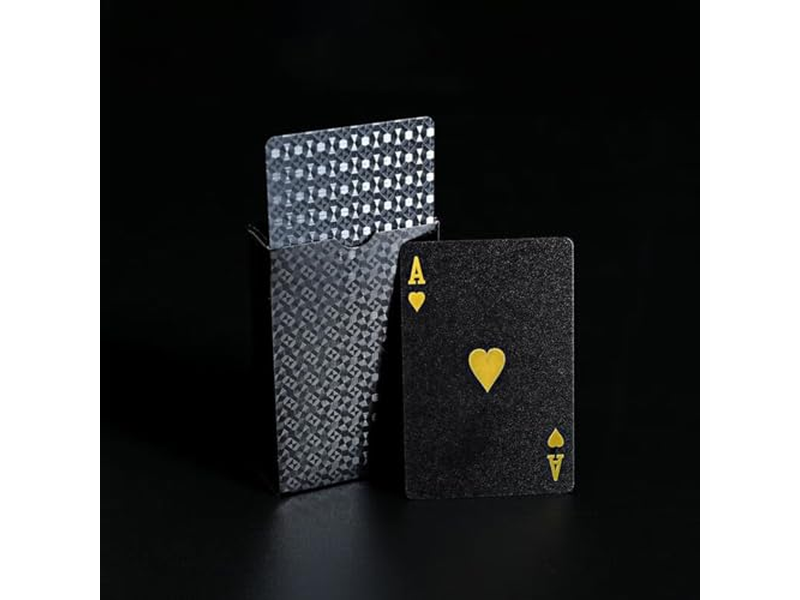 Gold Waterproof Playing Poker Cards