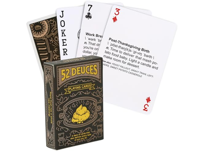 Good Egg Greetings 52 Deuces Funny Playing Cards