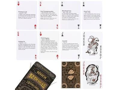 Good Egg Greetings 52 Deuces Funny Playing Cards